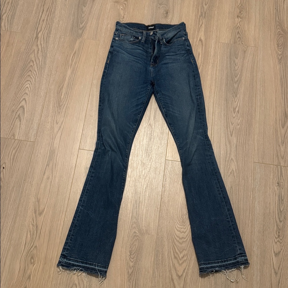 Hudson Jeans High Rise Heartbreaker Boot Cut in Dark Blue